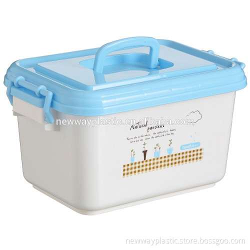 10L High quality plastic multi-function portable storage box